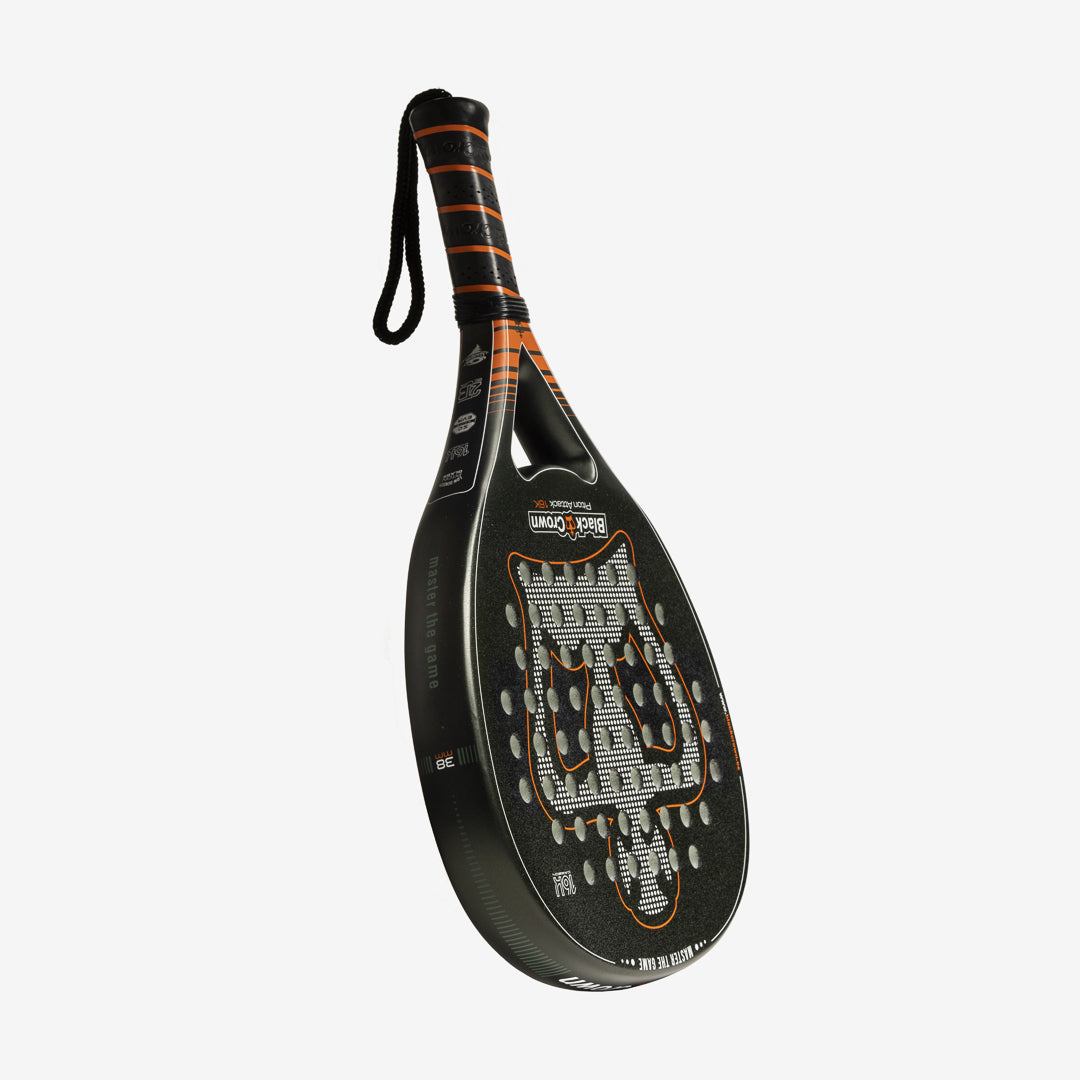 Pala De Padel Black Crown Piton Attack 16K
