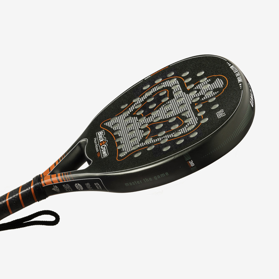 Pala De Padel Black Crown Piton Attack 16K