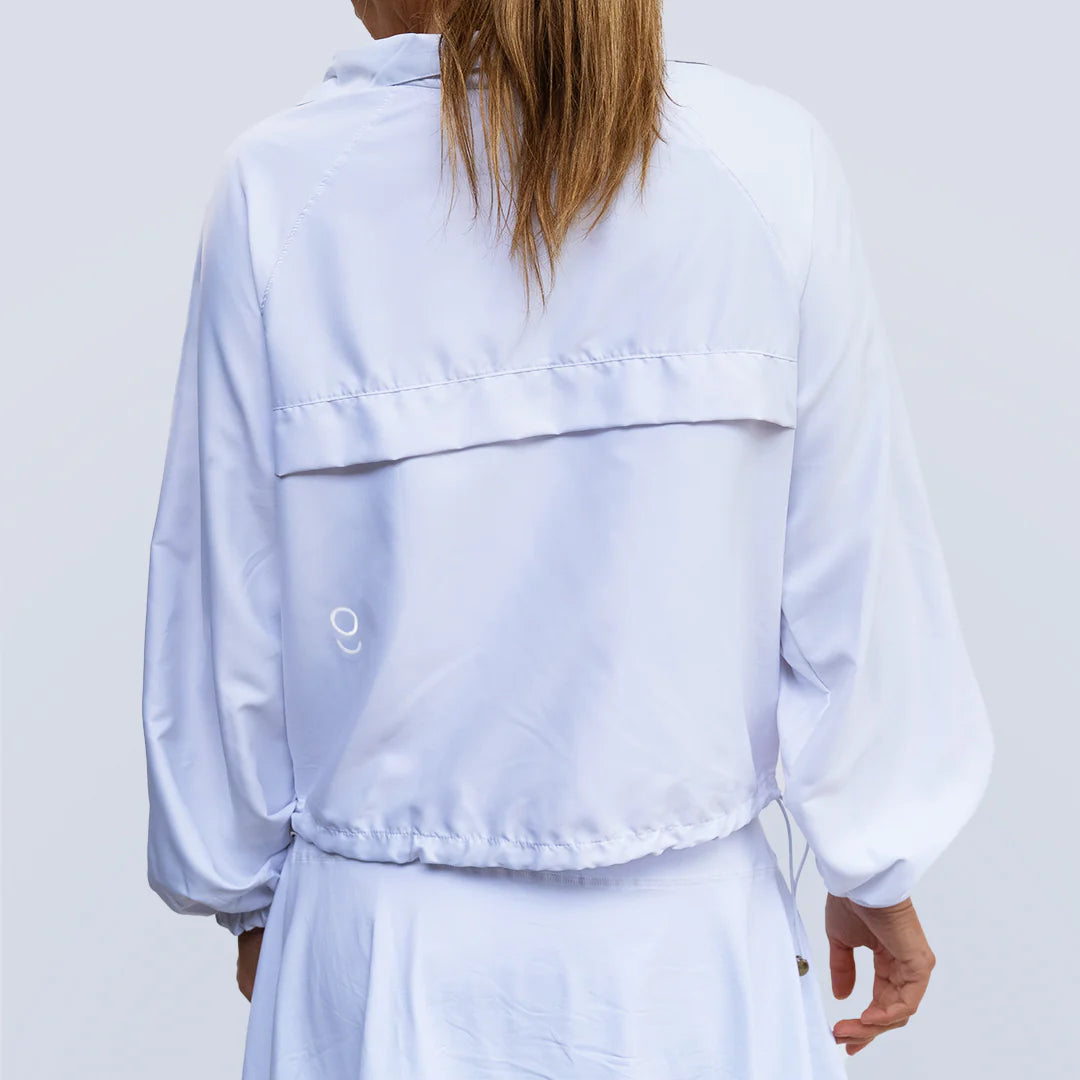 Copa Chamarra Ligera Blanca Mujer