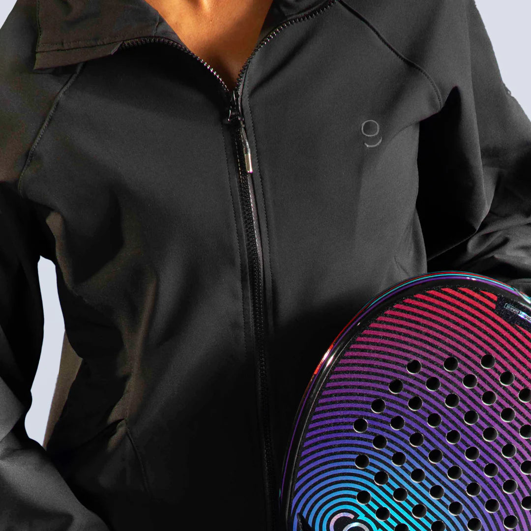 Copa Chamarra Ligera Negra Mujer