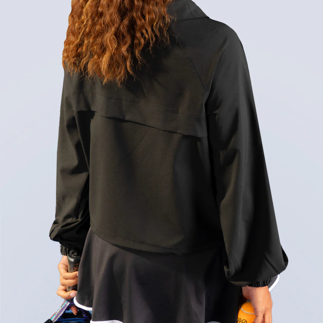 Copa Chamarra Ligera Negra Mujer