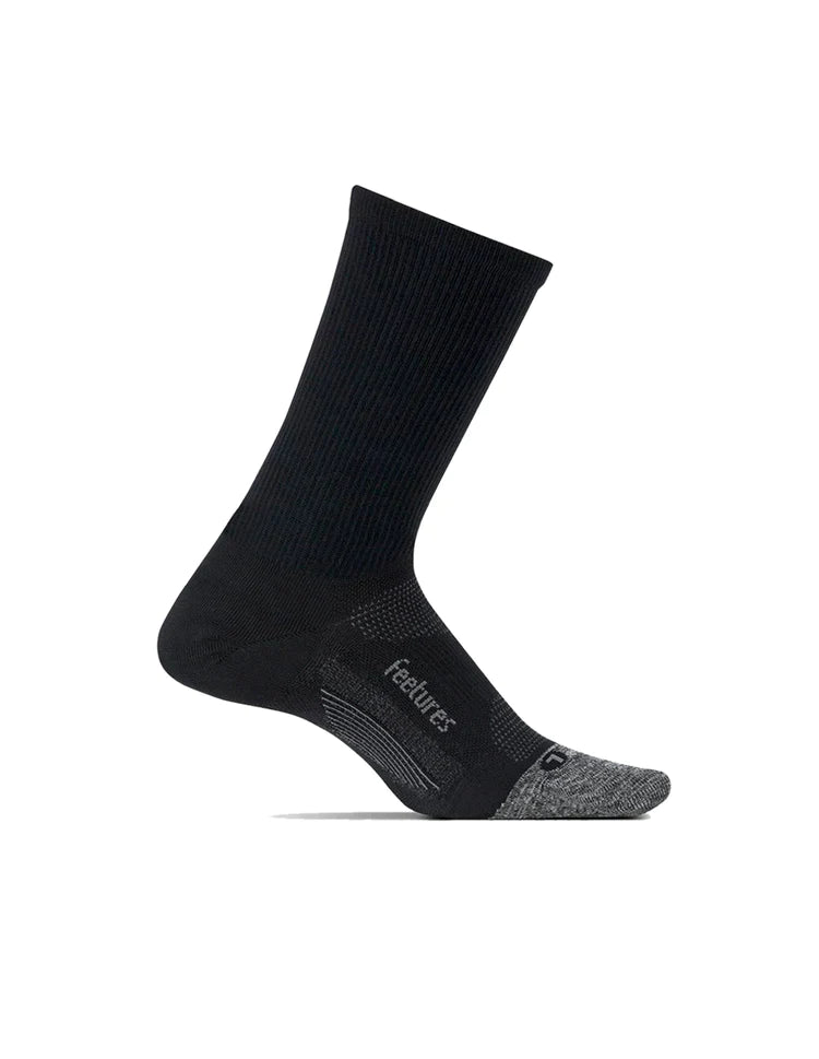 Feetures Calcetin Negro Ultra Light Cushion Mini Crew