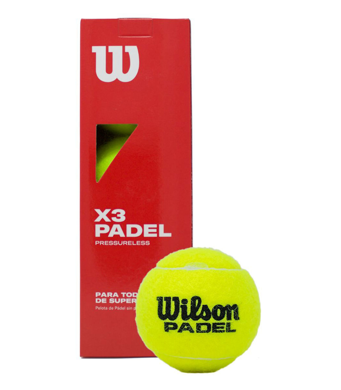 Wilson Pelotas Padel X3 Pressurless