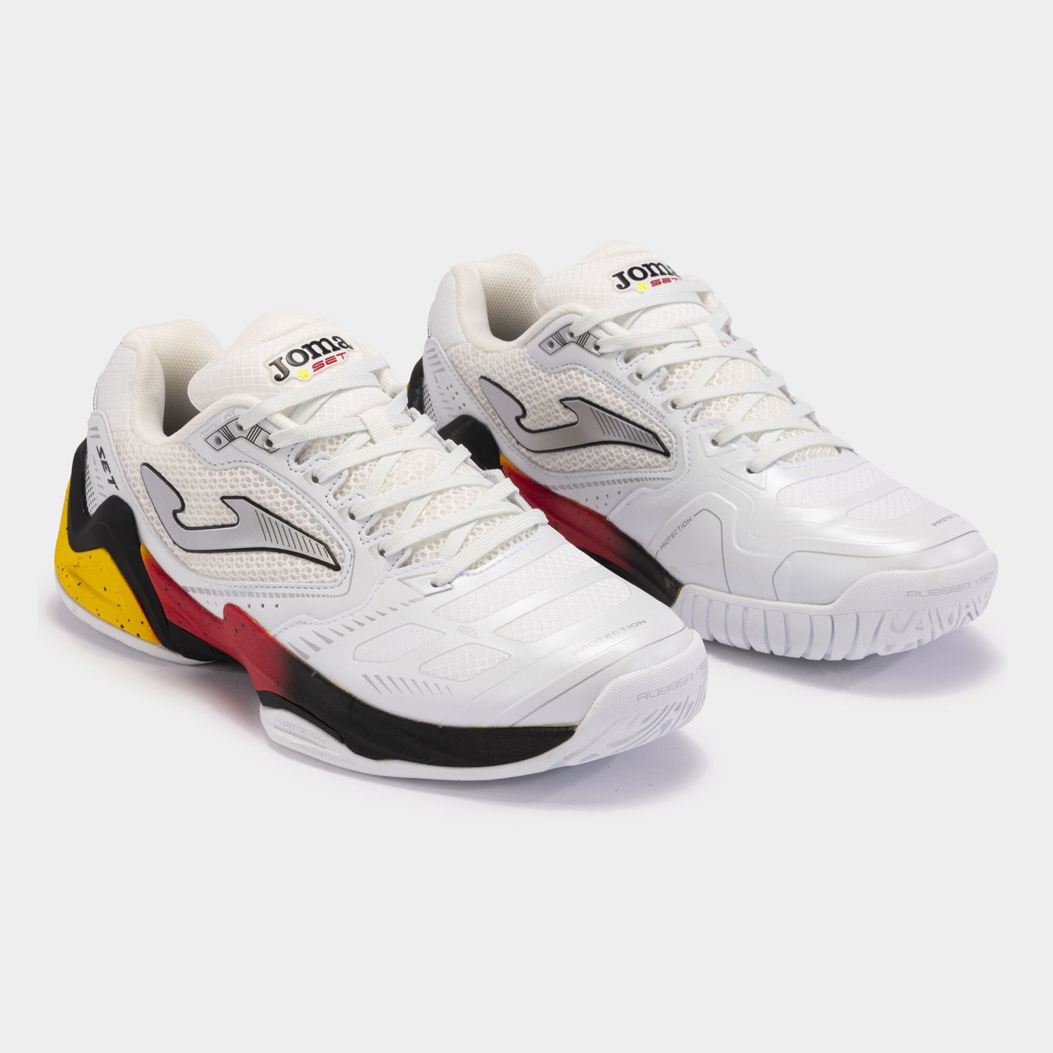 Joma Tenis Set Men 2402 Blanco/Rojo