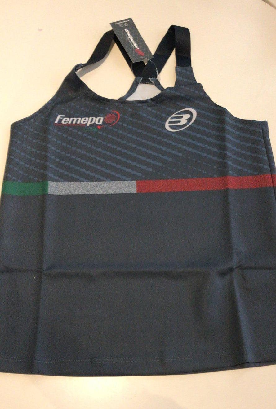 Bullpadel Blusa Azul Uniforme Femepa