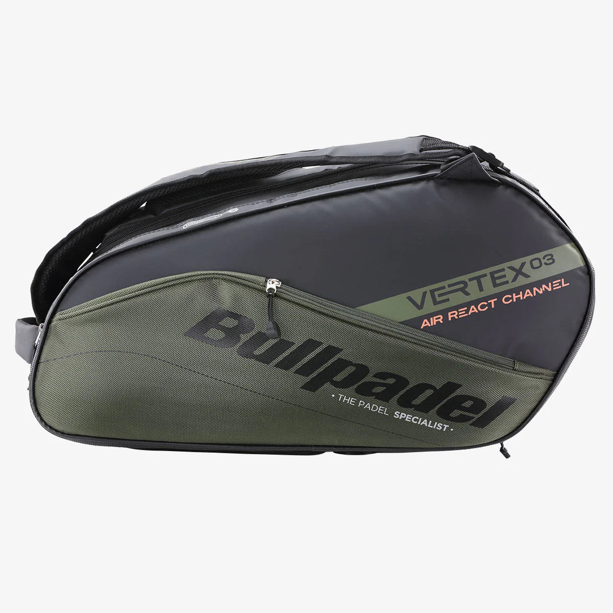 Bullpadel Paletero Vertex 03 Kaki/Negro