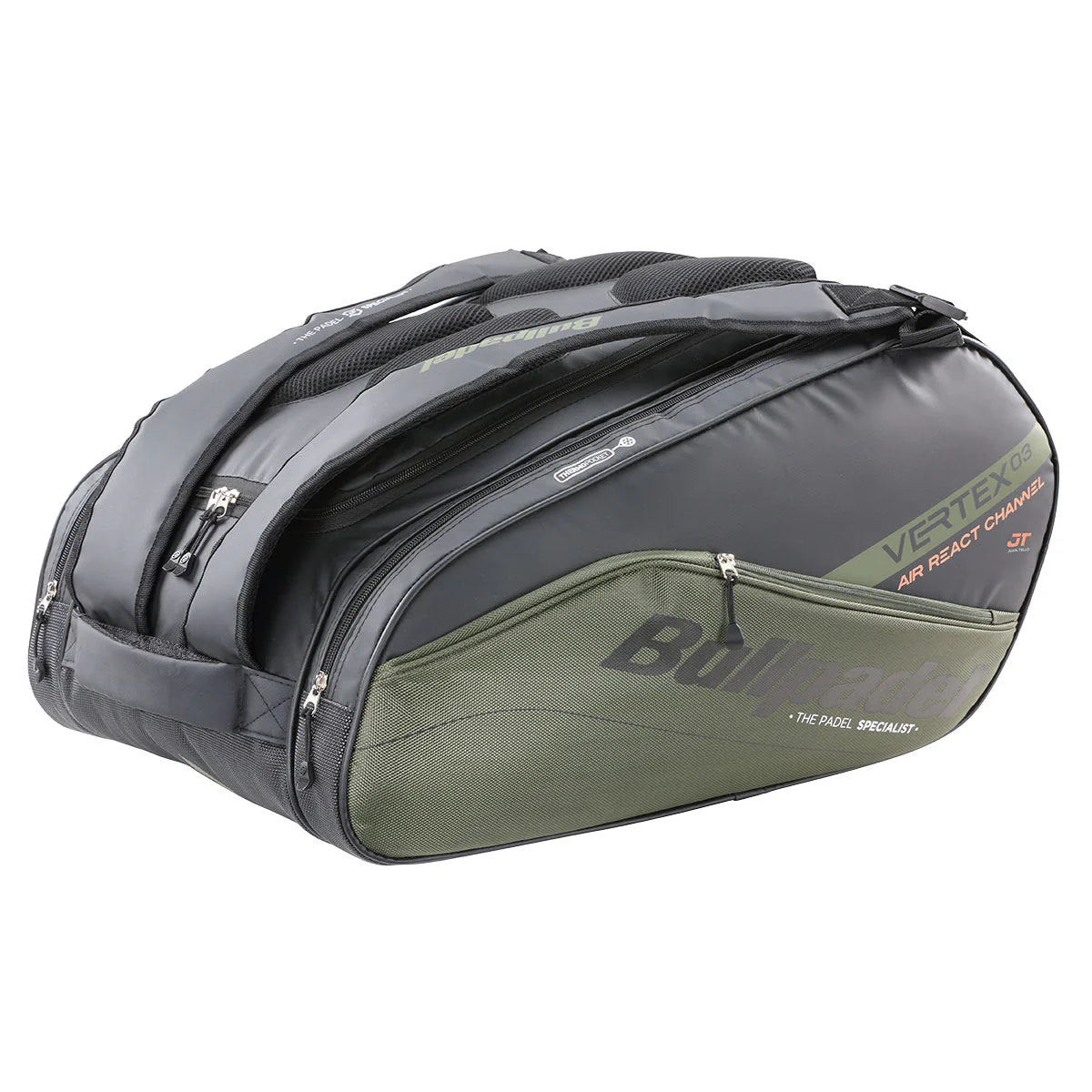 Bullpadel Paletero Vertex 03 Kaki/Negro