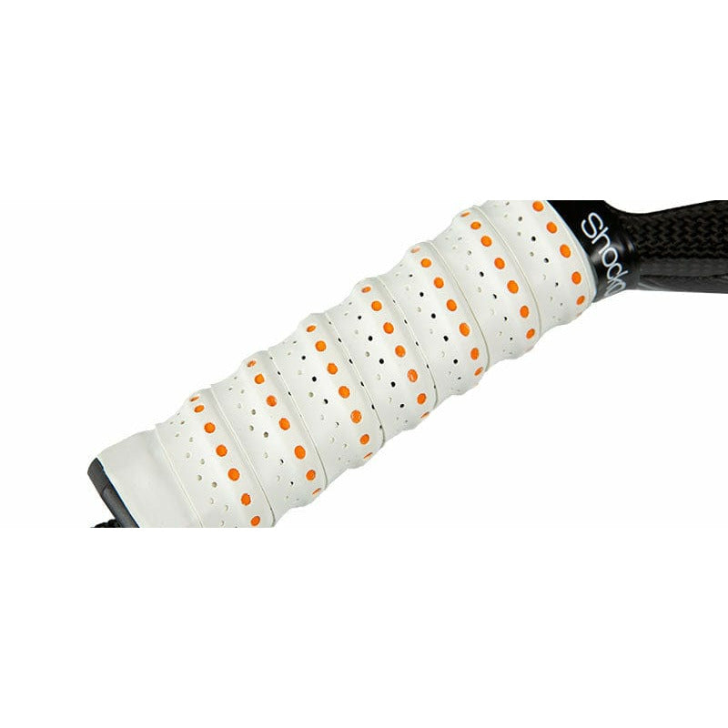 Shockout Dual Pro Grip + Overgrip Blanco-Naranja