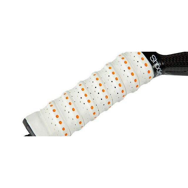 Shockout Dual Pro Grip + Overgrip Blanco-Naranja