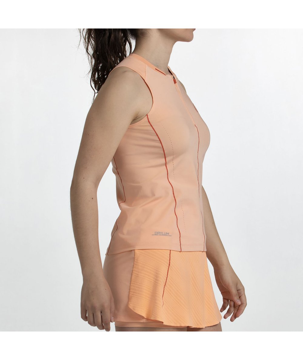 Bullpadel Blusa Aldaia Naranja Pastel