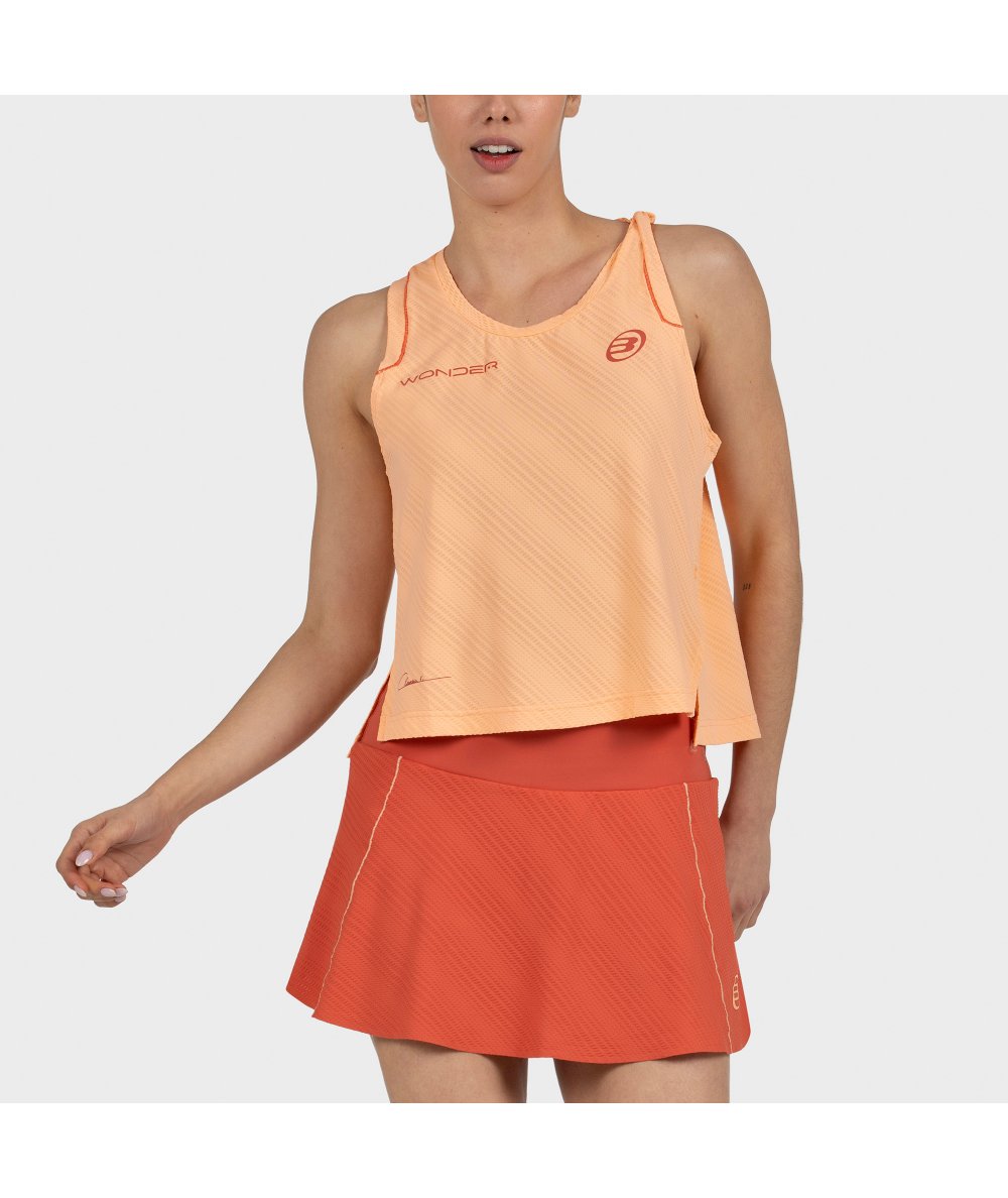 Bullpadel Blusa Claudia 26V Naranja Pastel
