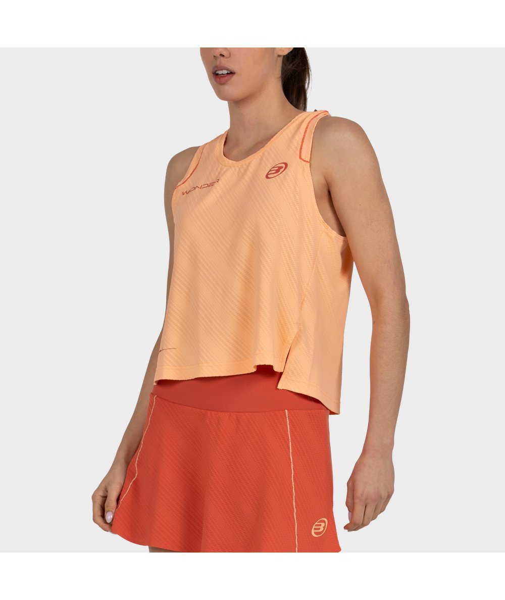 Bullpadel Blusa Claudia 26V Naranja Pastel