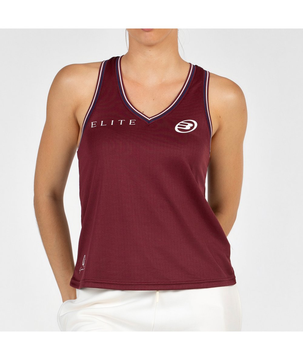 Bullpadel Blusa Gemma 25I Vino Burdeos