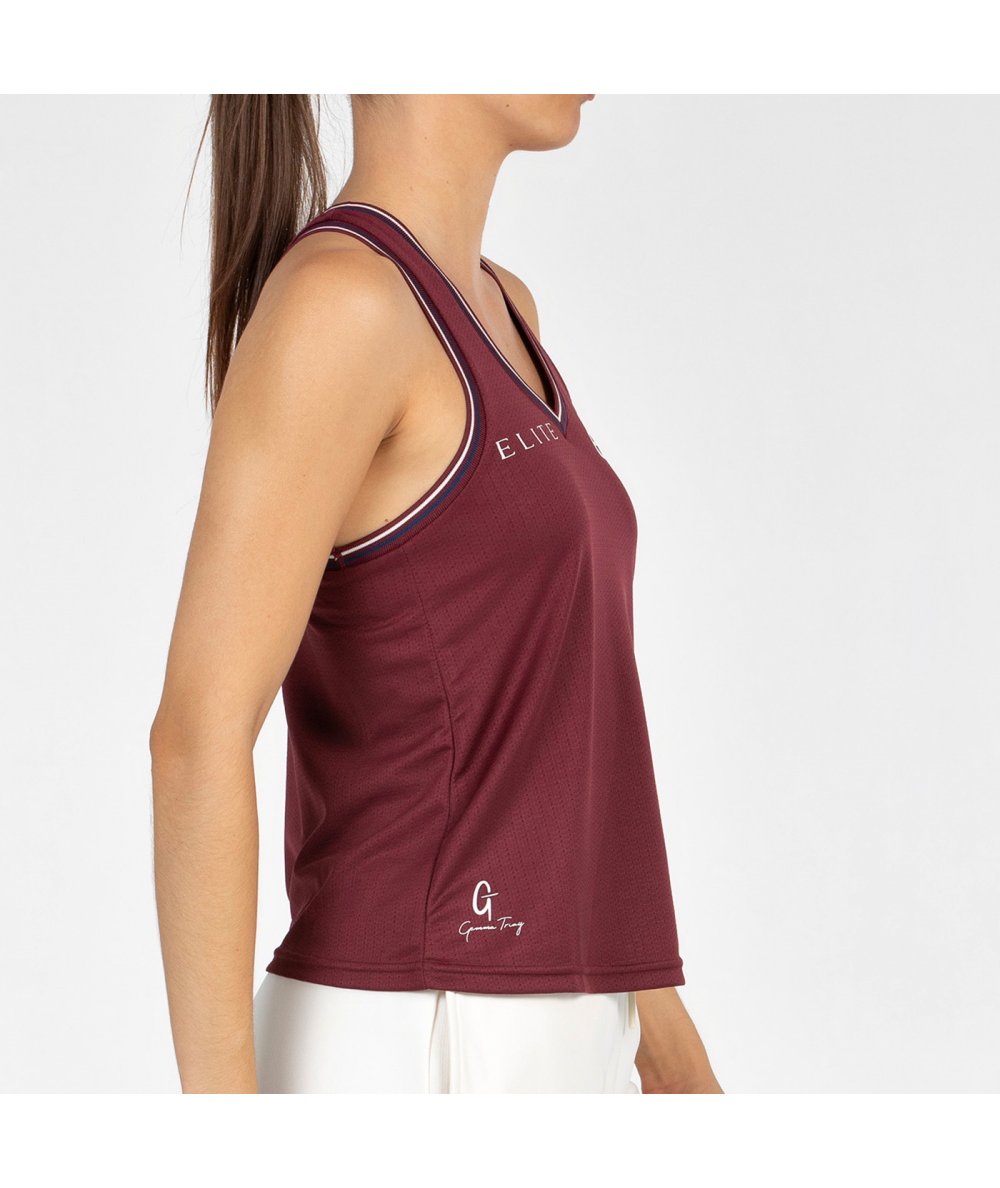 Bullpadel Blusa Gemma 25I Vino Burdeos