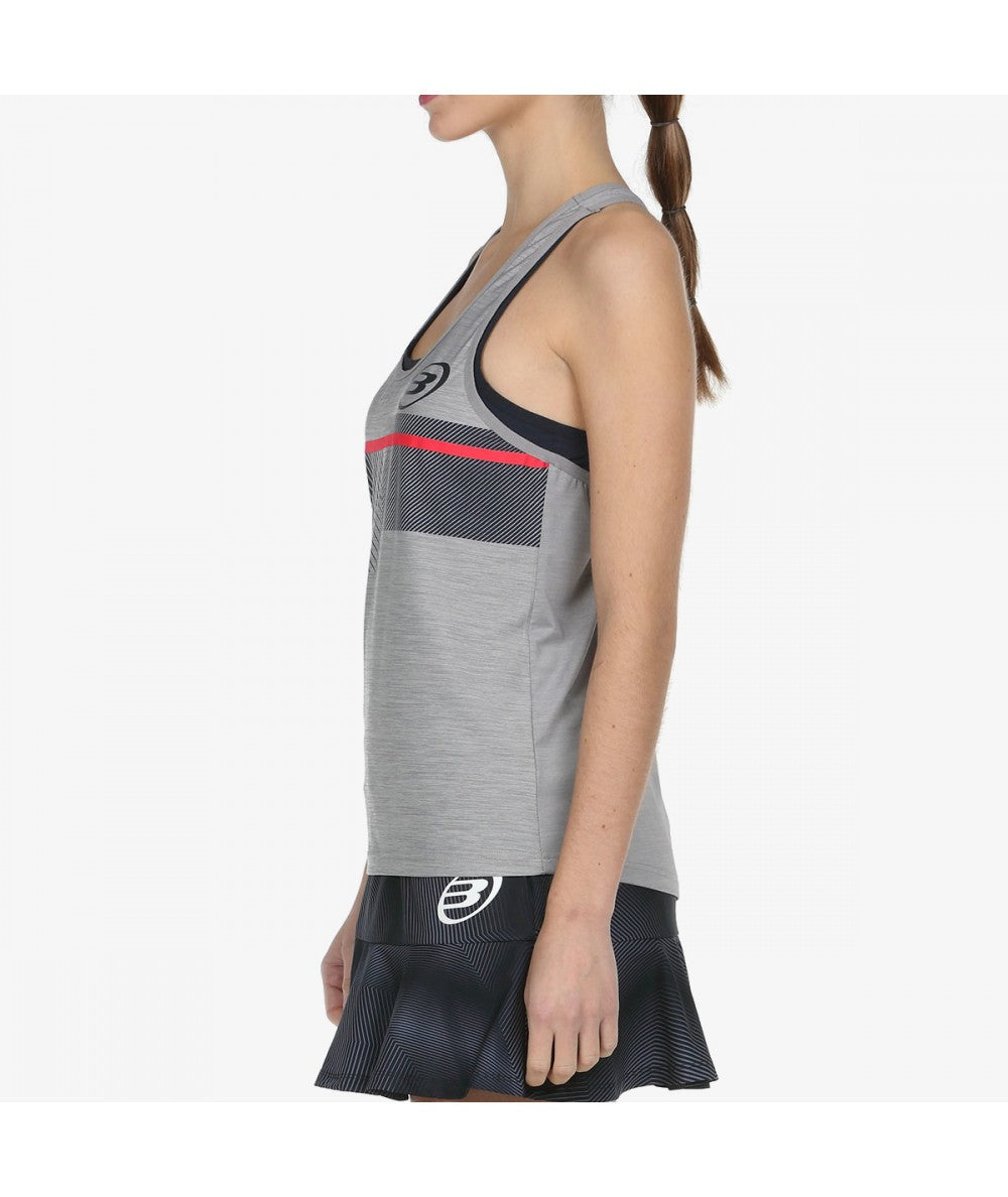 Bullpadel Blusa Rufran Gris Medio Vigore