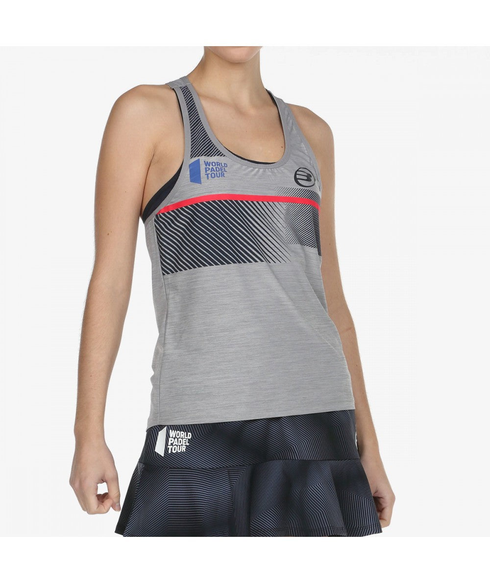 Bullpadel Blusa Rufran Gris Medio Vigore