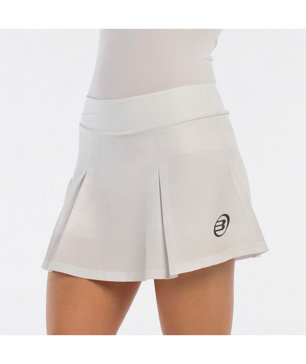 Bullpadel Falda Adoso Blanco PREMIER
