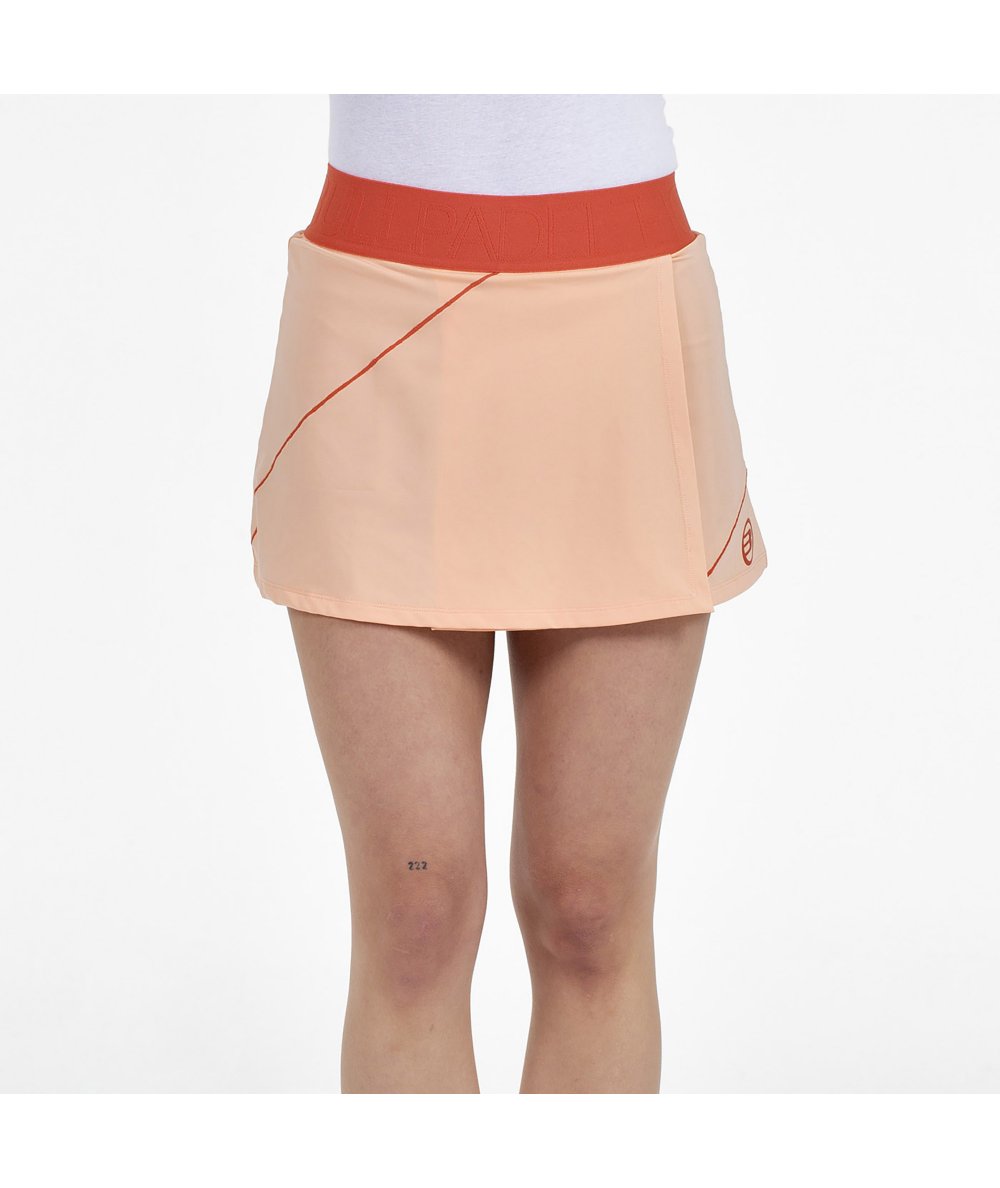 Bullpadel Falda Asegur Naranja Pastel