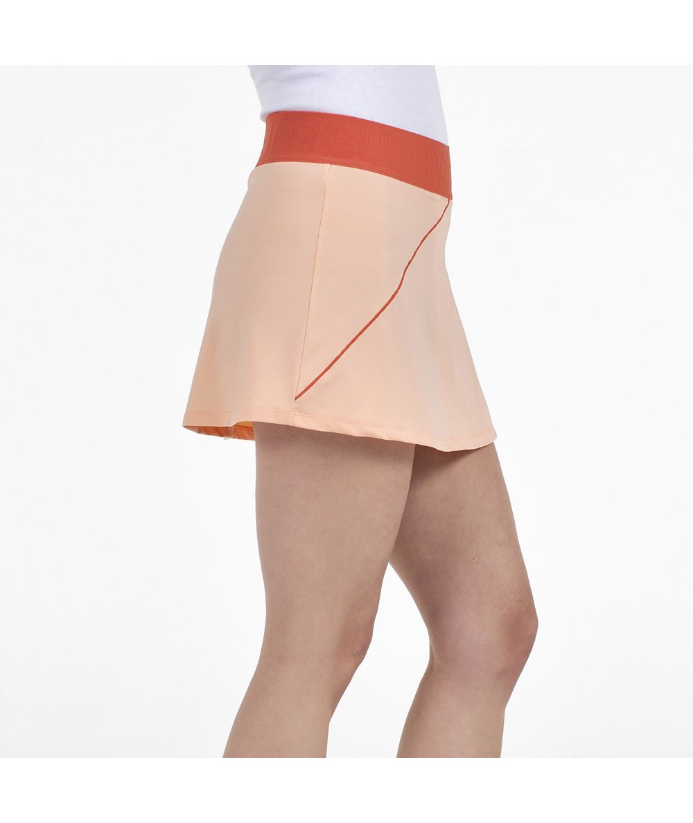 Bullpadel Falda Asegur Naranja Pastel