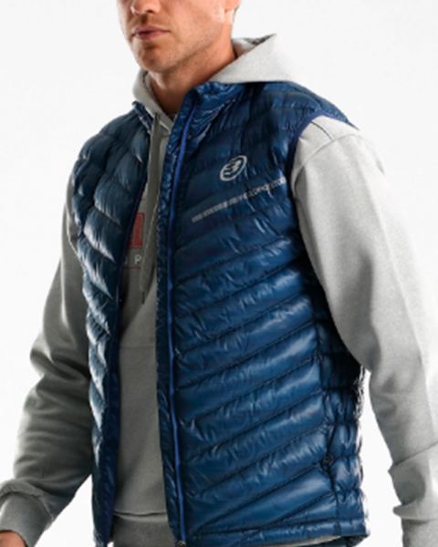 Bullpadel Chaleco Chaqueta Teuel Azul Acero Estampado
