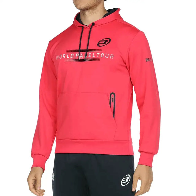 Bullpadel Sudadera Radu Carmesi Fluor