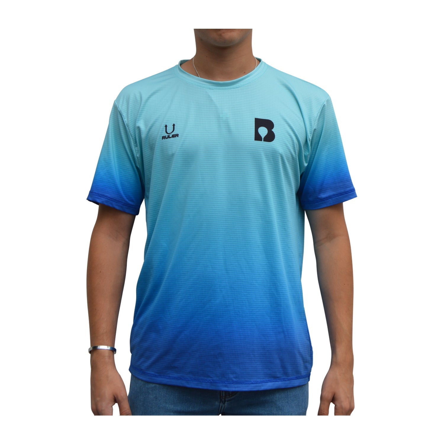 Ruler Camisa De Padel Bandeja Azul Degradado