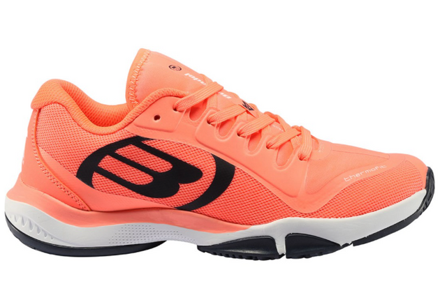 Tenis Bullpadel Flow 201 Coral Fluor - Bandeja.mx