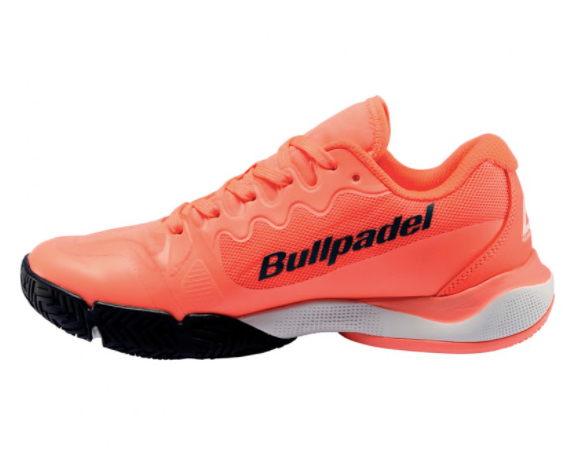 Tenis Bullpadel Flow 201 Coral Fluor - Bandeja.mx