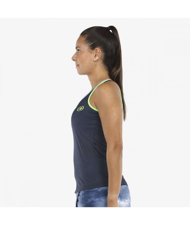 Bullpadel Blusa tirantes Mujer Elor/ Azul Abyss Vigore