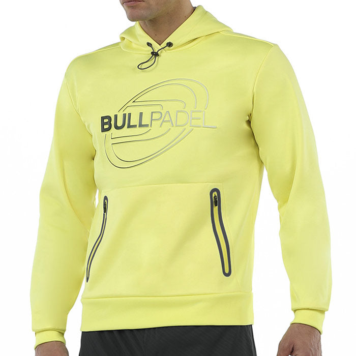 Sudadera De Padel Bullpadel Ramzi Amarillo Azufre Fluor