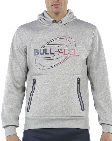 Sudadera De Padel Bullpadel Ramzi Gris Medio Vigore