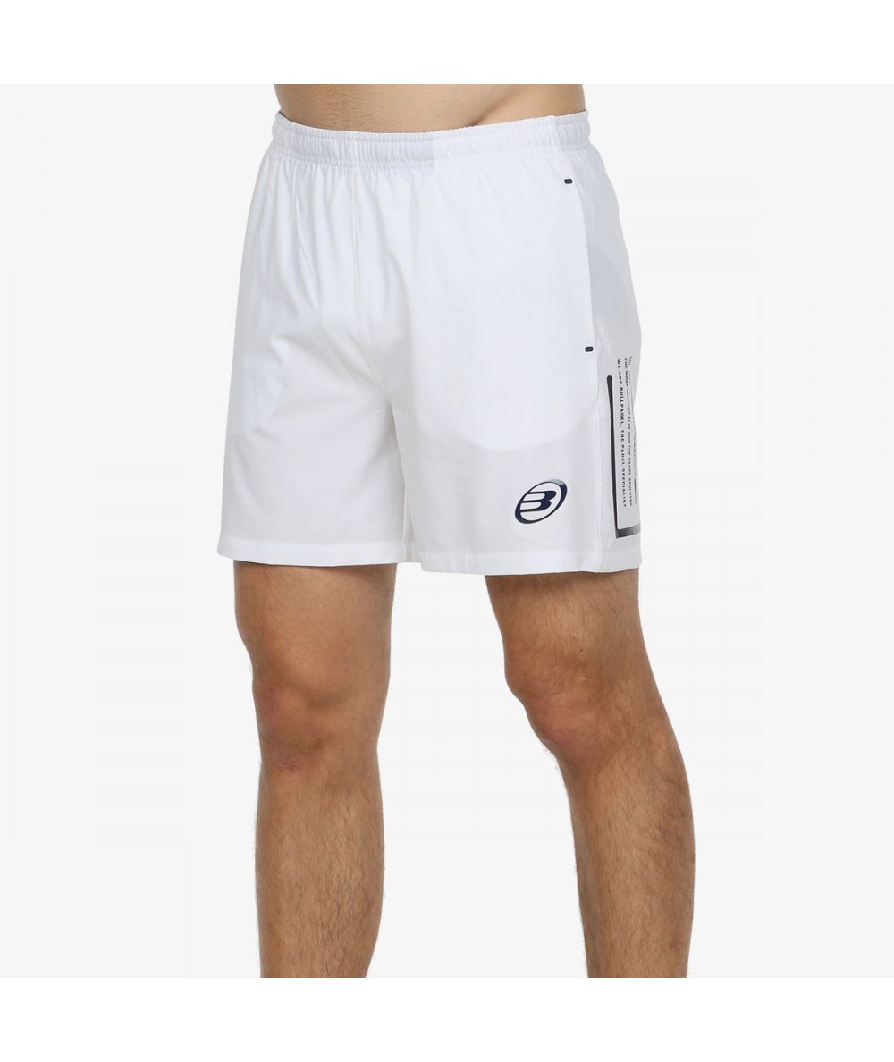 Bullpadel Short Manati 22V Blanco