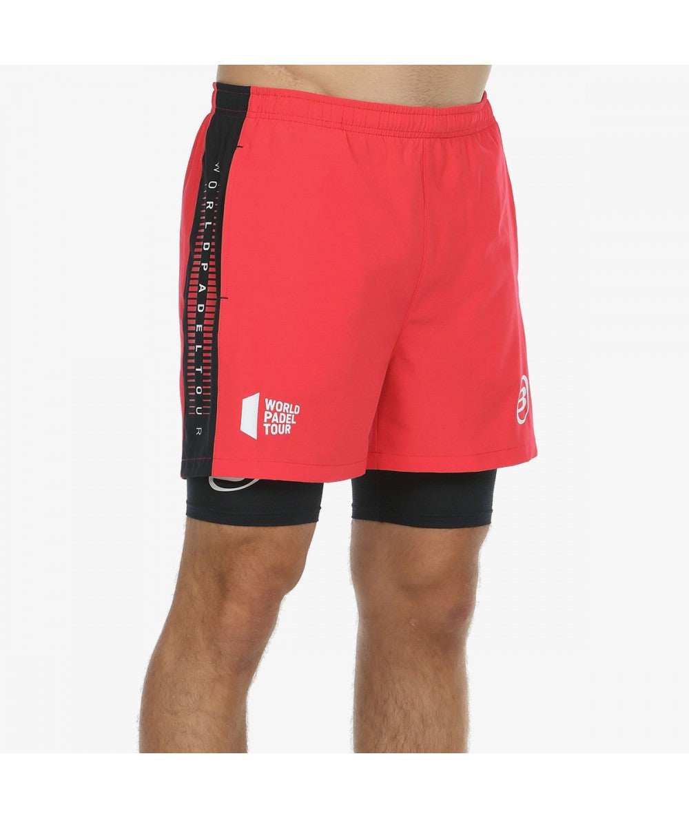 Bullpadel Short Replet Carmesi Fluor 22