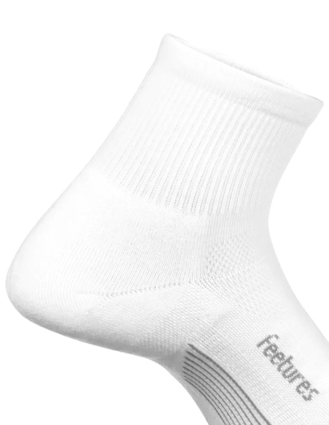 Feetures Calcetin Blanco Elite Light Cushion Quarter