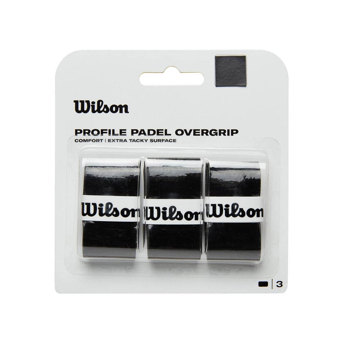 Wilson Overgrip Profile Negro (x3)