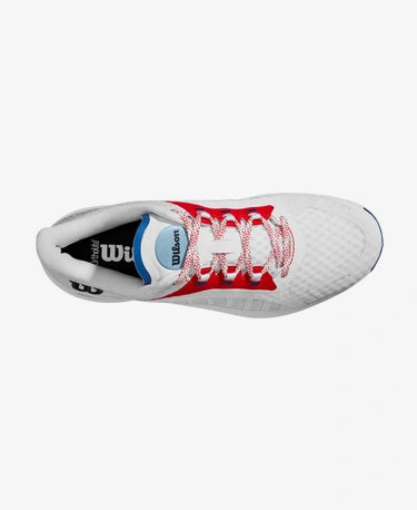Wilson Tenis Hurakn Pro Men Blanco/Rojo/Azul