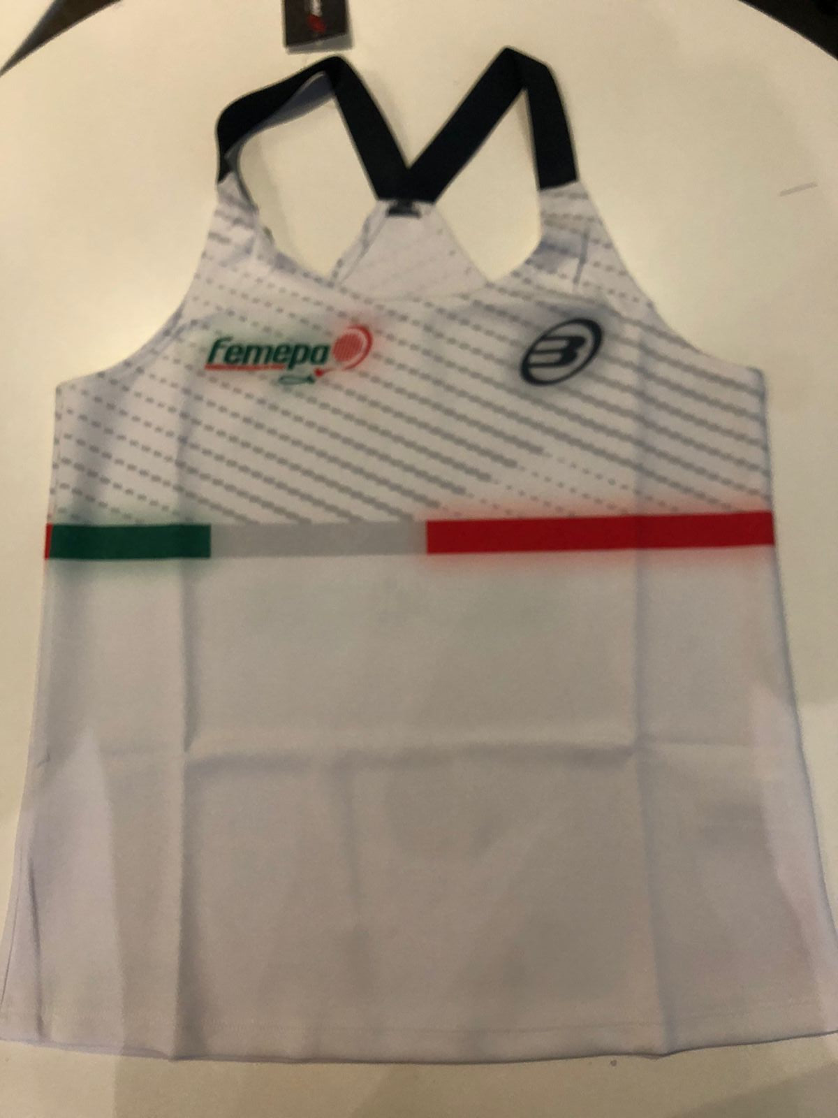 Bullpadel Blusa Blanca Uniforme Femepa