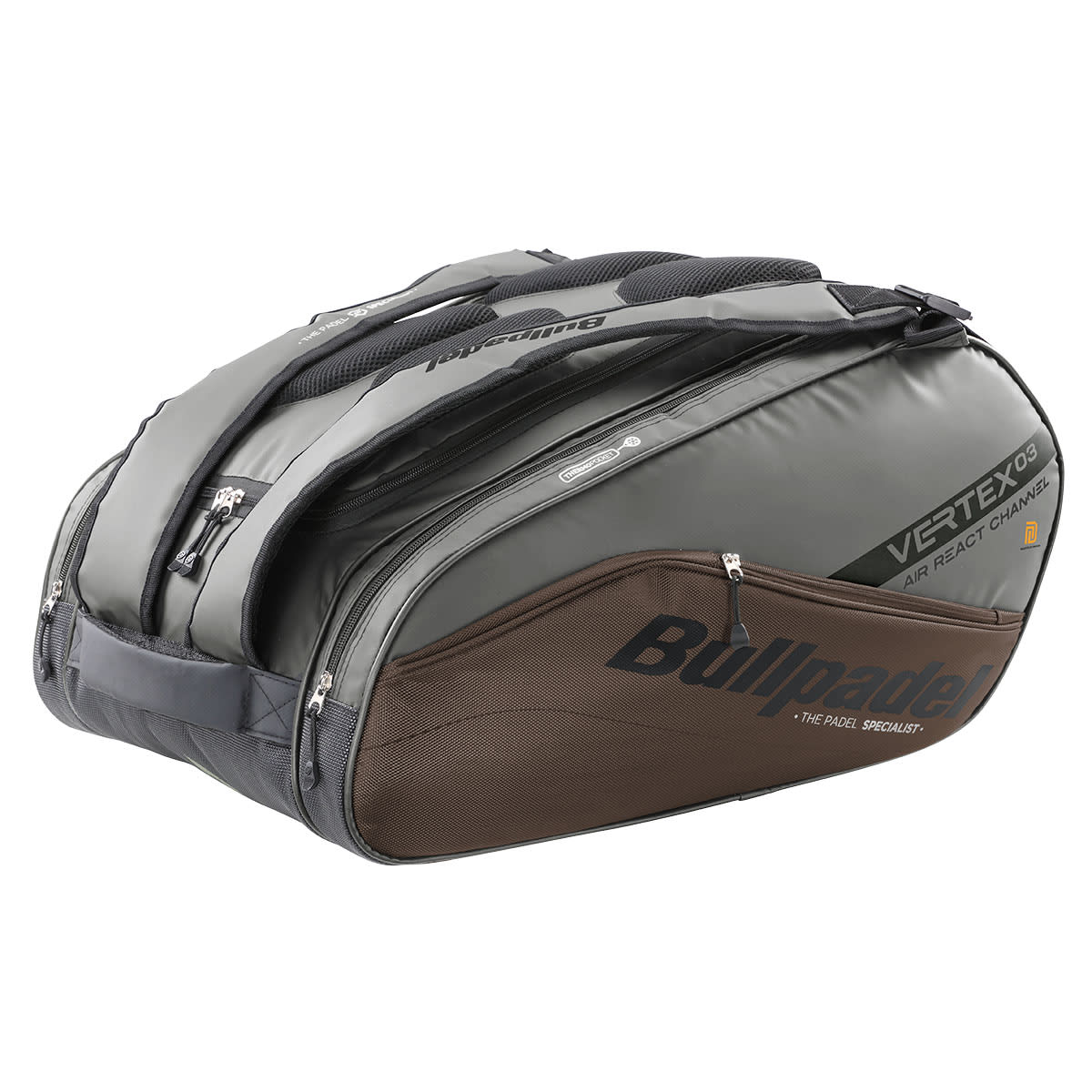 Bullpadel Paletero Vertex 03 Gris Medio