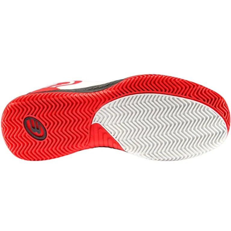 Bullpadel Tenis Buker Jr 25V Blanco/Rojo