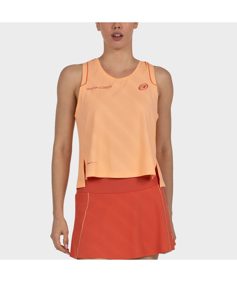 Bullpadel Blusa Claudia 26V Naranja Pastel