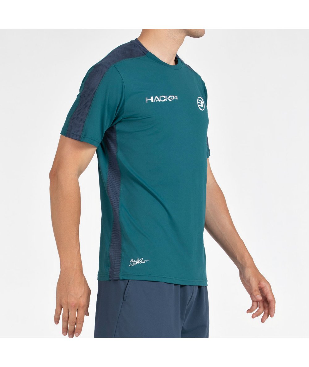 Bullpadel Camisa Paquito 25I Verde Oscuro