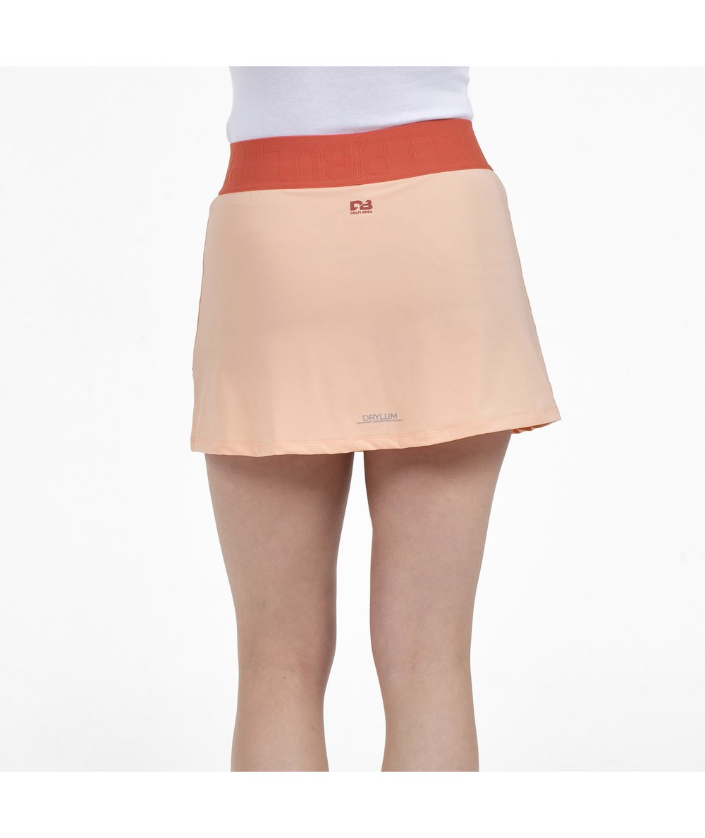 Bullpadel Falda Asegur Naranja Pastel