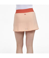 Bullpadel Falda Asegur Naranja Pastel