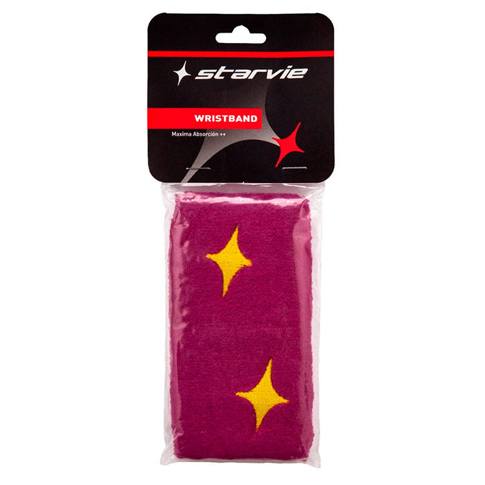 Starvie Muñequeras Morada Estrella Amarilla (2Pzs)