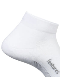 Feetures Calcetin Blanco Elite Max Cushion Low Cut