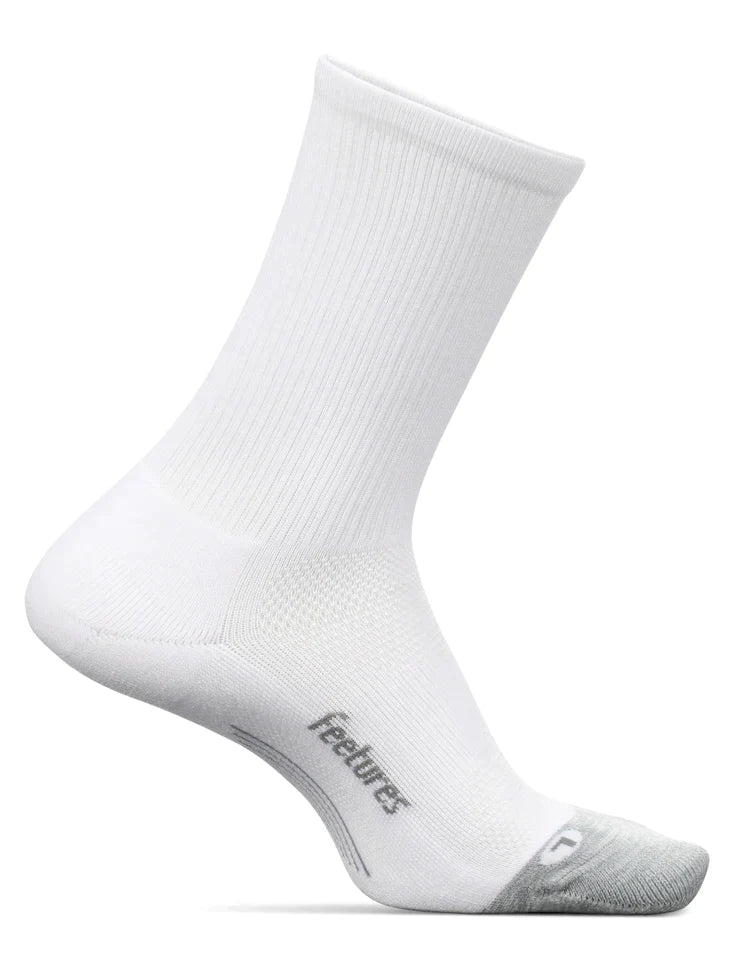 Feetures Calcetin Blanco Ultra Light Cushion Mini Crew