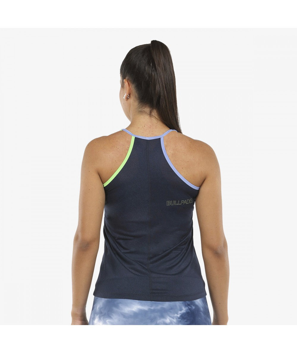 Bullpadel Blusa tirantes Mujer Elor/ Azul Abyss Vigore