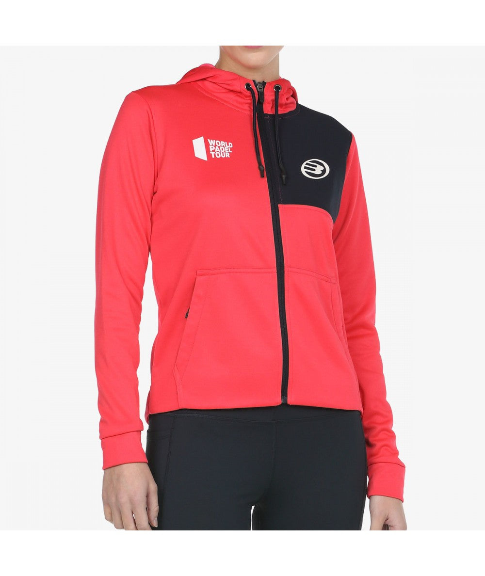 Bullpadel Sudadera Rodigal Carmesí Flúor